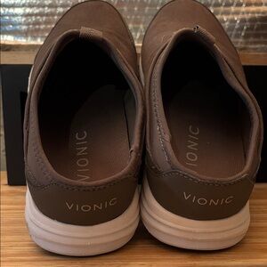 Vionic Taupe Slip-On Shoes